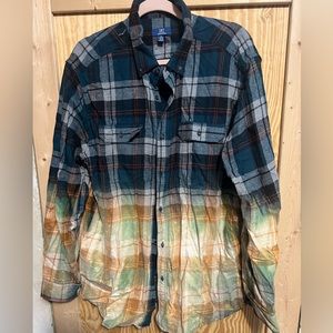 Size XL bleached flannel